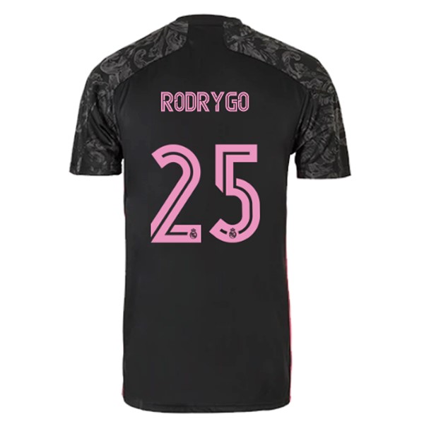 Maglia Real Madrid Third NO.25 Rodrygo 20/21 Nero